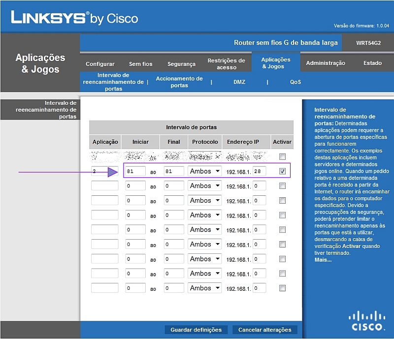 roteador Linksys