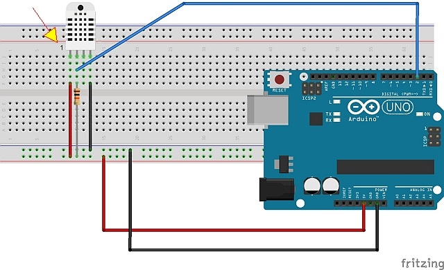 montagem na protoboard